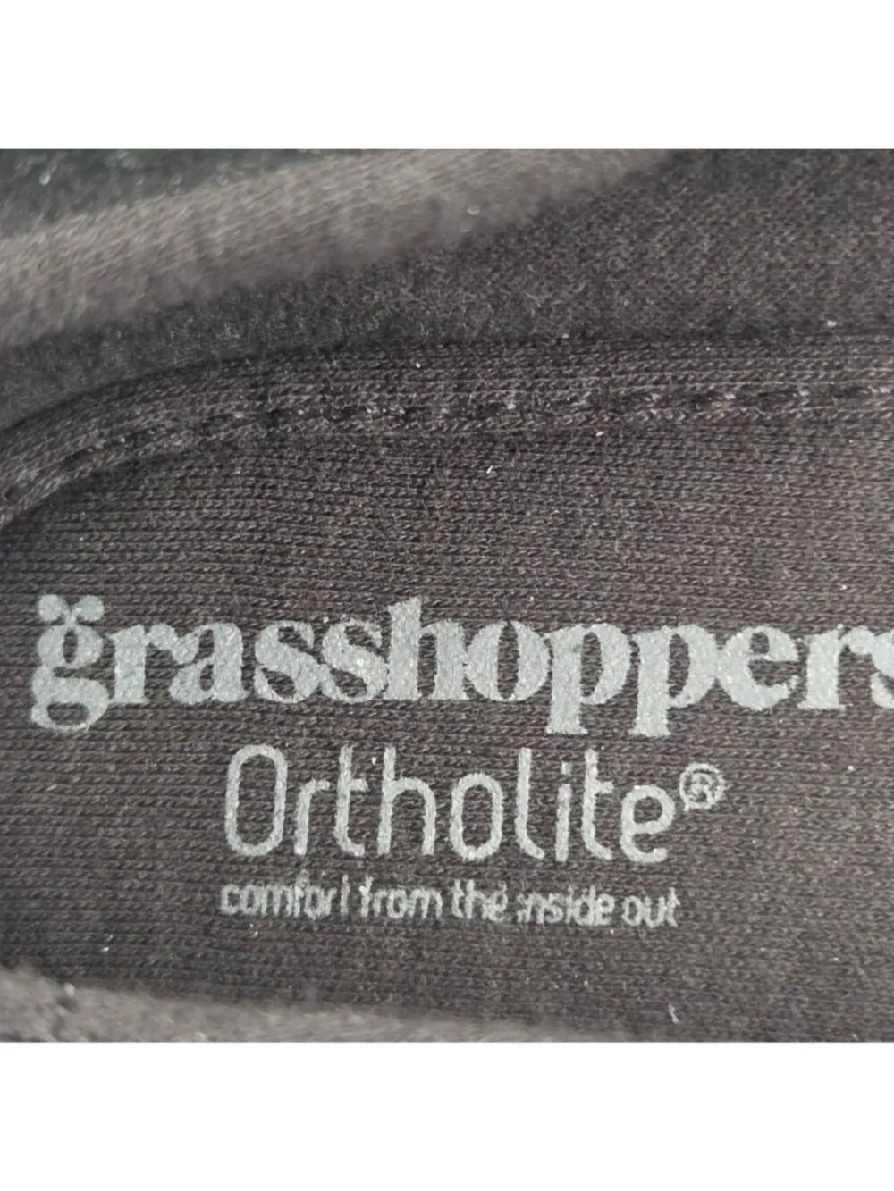 Grasshoppers Loafers Womens Size 9.5 Windham Suede Black Ortholite Comfort Shoes